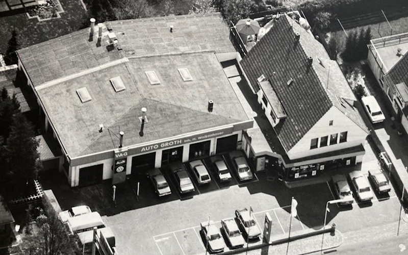 Luftaufnahme des Unternehmens 1981 - 1997