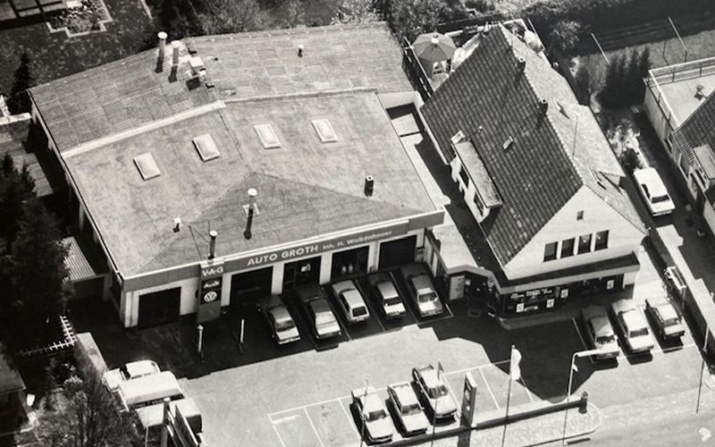 Luftaufnahme des Unternehmens 1981 - 1997