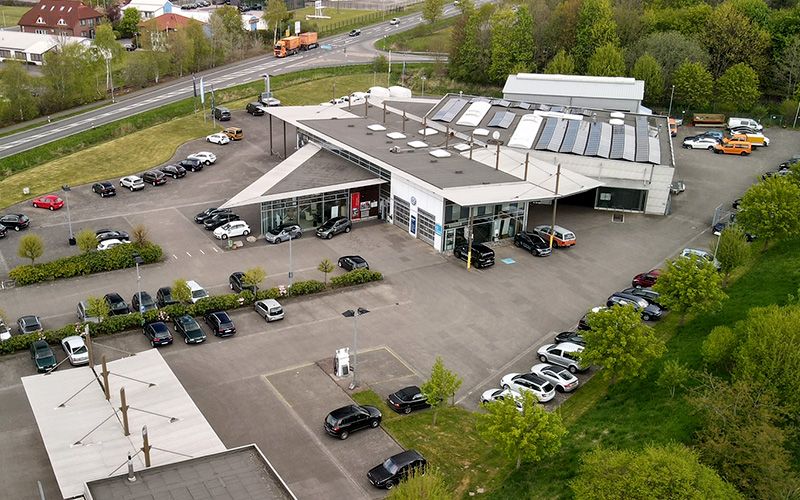 Luftaufnahme des Unternehmens 1998